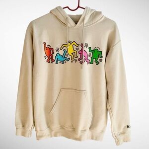 Keith Haring Unisex Graphic Long-Sleeve Pullover Hoodie